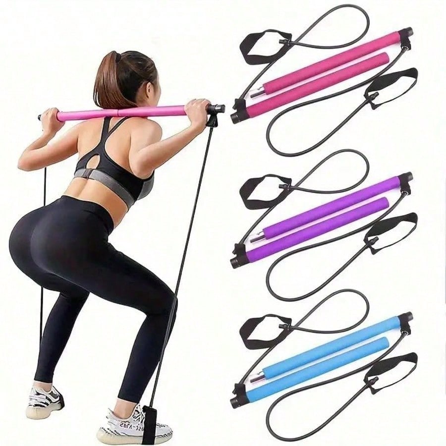 Pilates Bar Kit With Resistance Bands - Pilates Bar Kit with Resistance Band