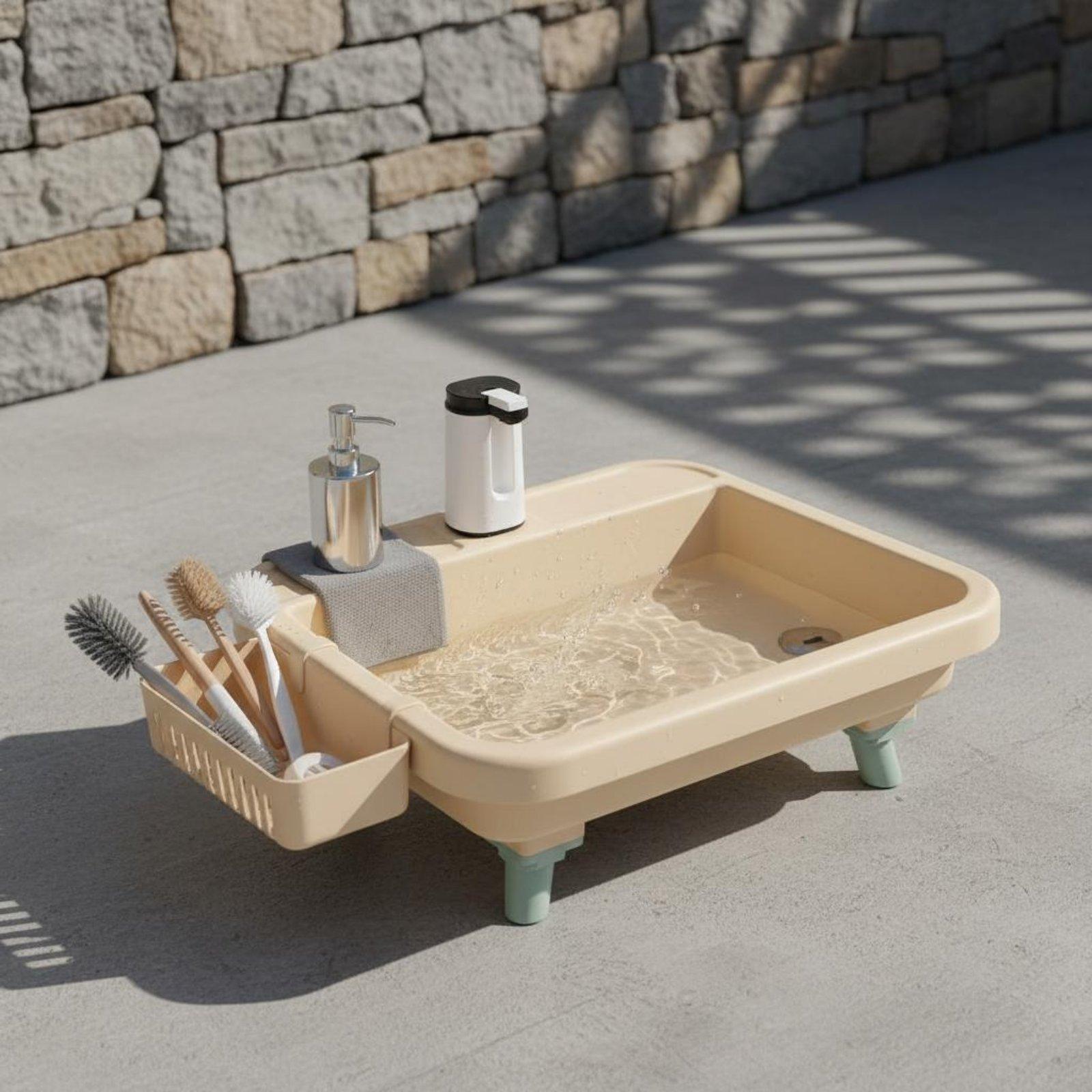 Camping - Outdoor Washbasin Portable Pressure Washer Single