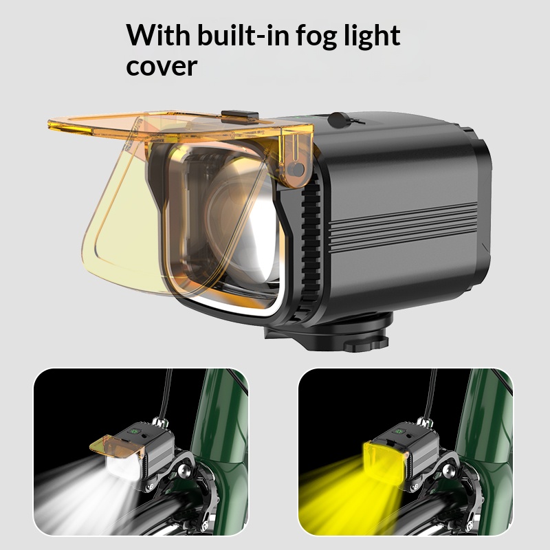 Rechargeable Bicycle Headlight 1000 Lumen - OFFBONDAGE Brompton Folding Bike Light Front