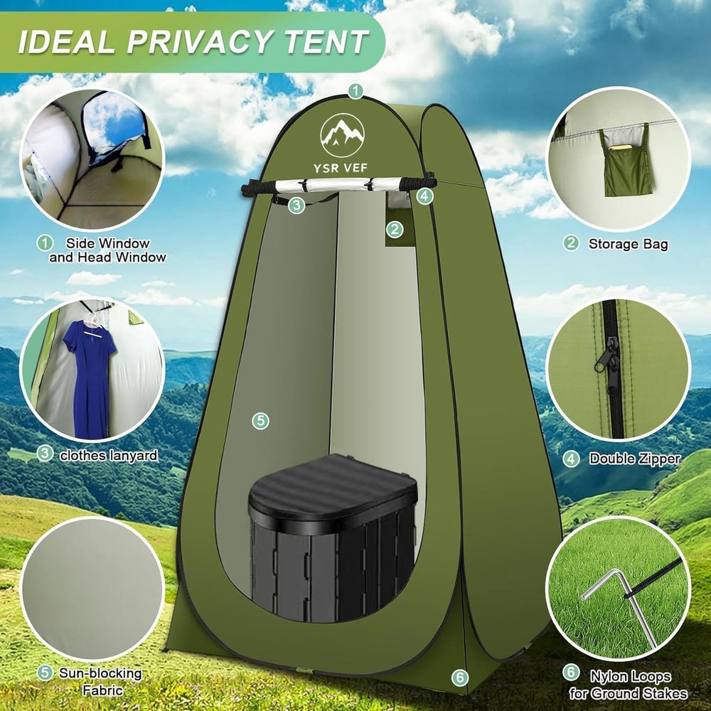 Portable Toilet Kit, Camping T - огляд і ціна Camping