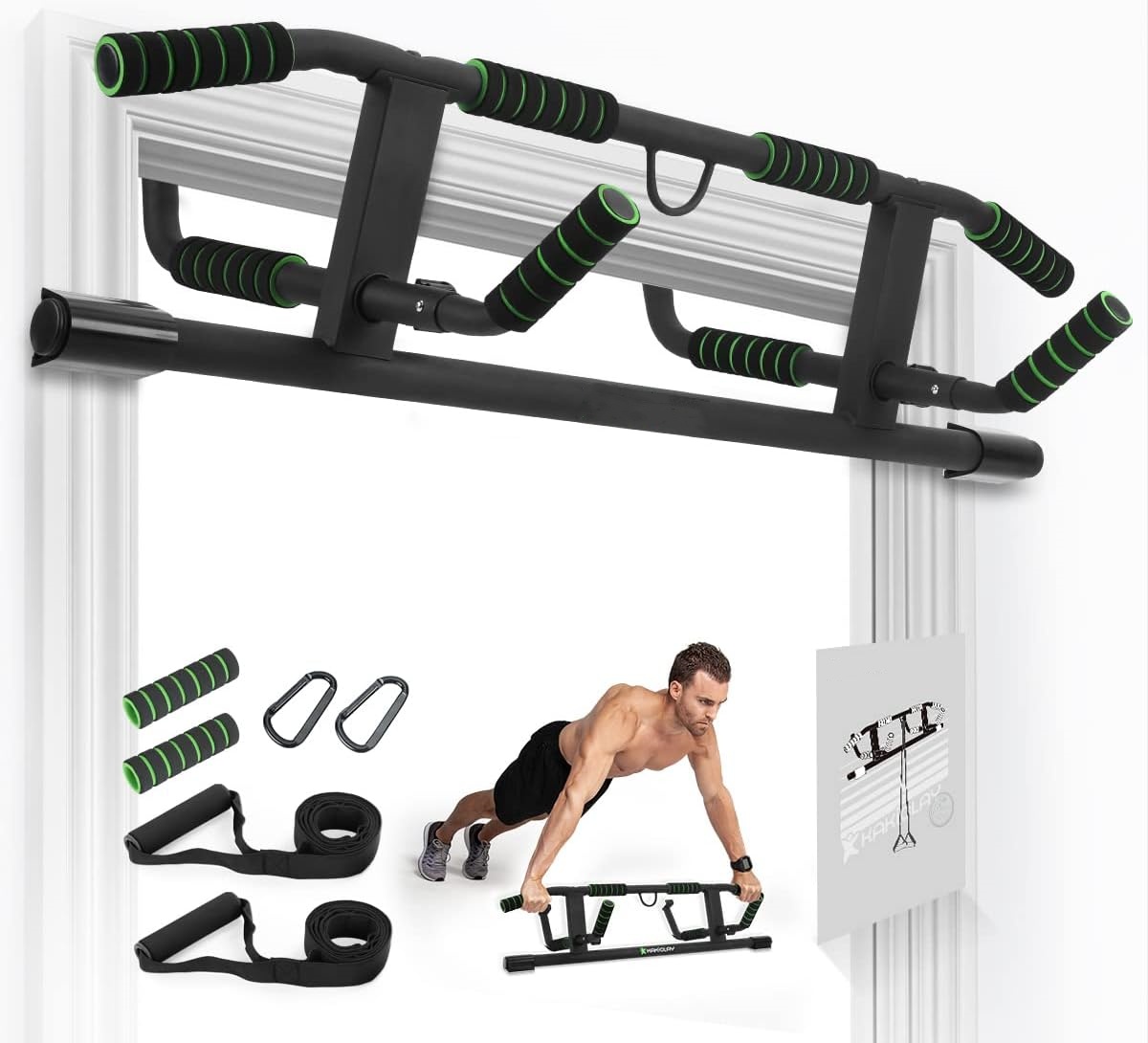 Wellshow Sport Doorway Pull up - огляд і ціна Door Pull Up Bar No Screw