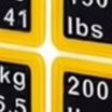 2pcs Yellow Weight Sticker Lab - огляд і ціна Fitness Equipment