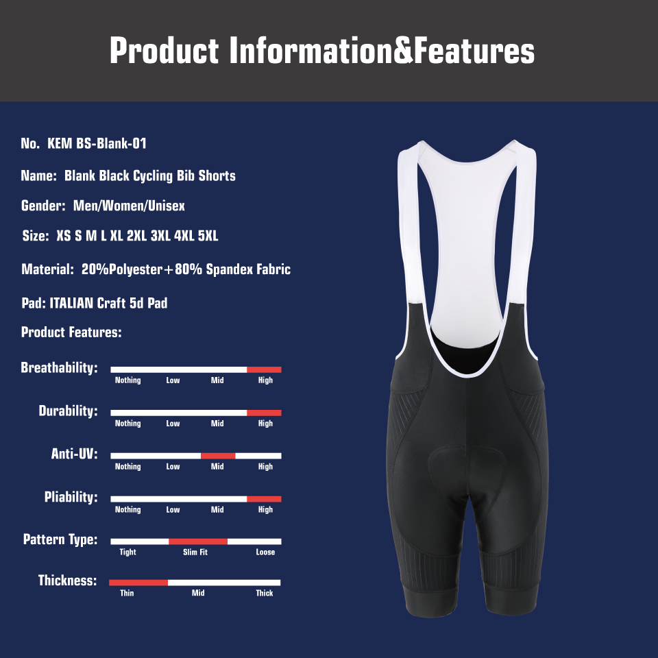 KEMALOCE Red Cycling Jersey Me - огляд і ціна Padded Cycling Shorts 5D Gel