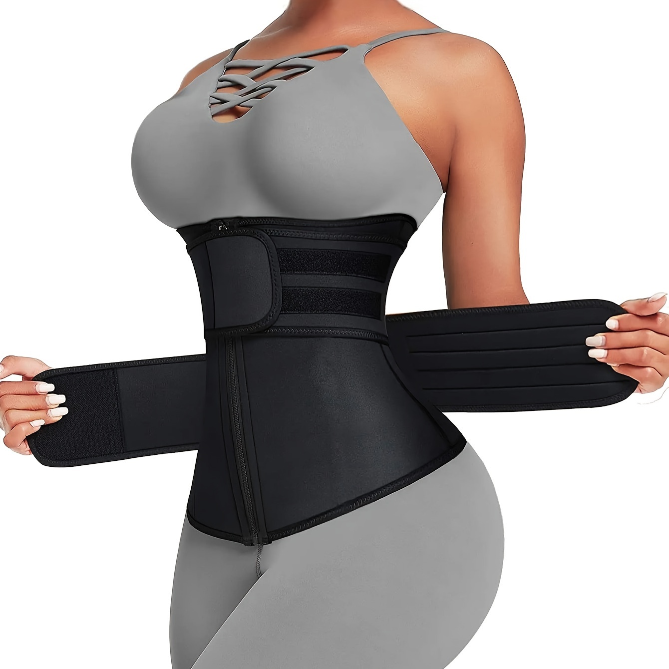 Women Waist Trainer Belt Doubl - огляд і ціна Sweat Waist Trainer Belt Neoprene