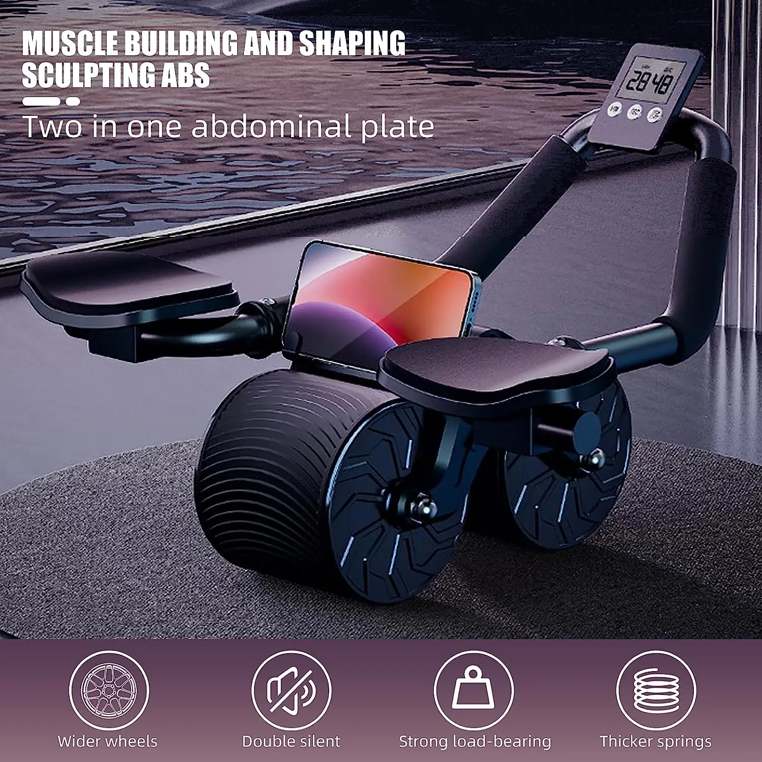 Elbow Support Automatic Reboun - огляд і ціна Ab Roller Wheel With Elbow Support