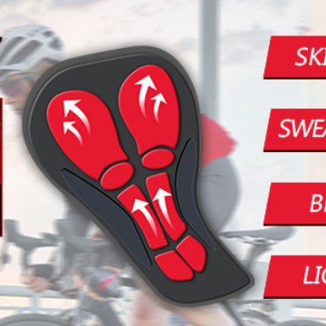 Cycling Shorts Breathable Mesh - огляд і ціна Padded Cycling Shorts 5D Gel