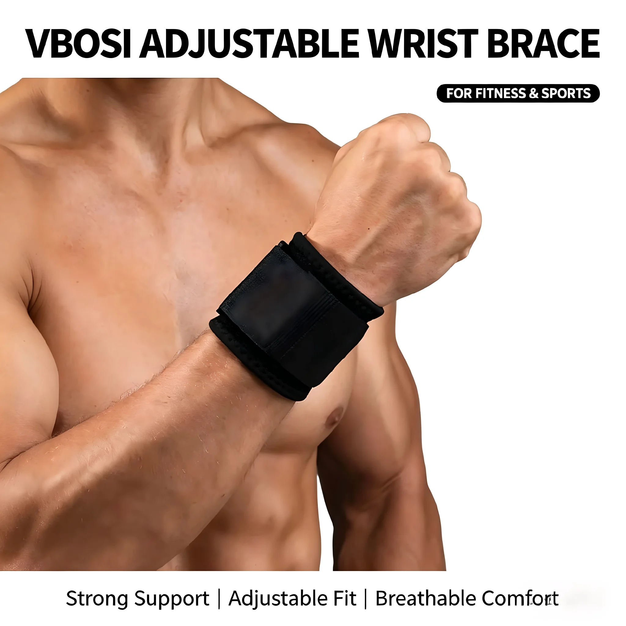 Professional Breathable Wrist  - огляд і ціна Wrist Wraps Weightlifting Support
