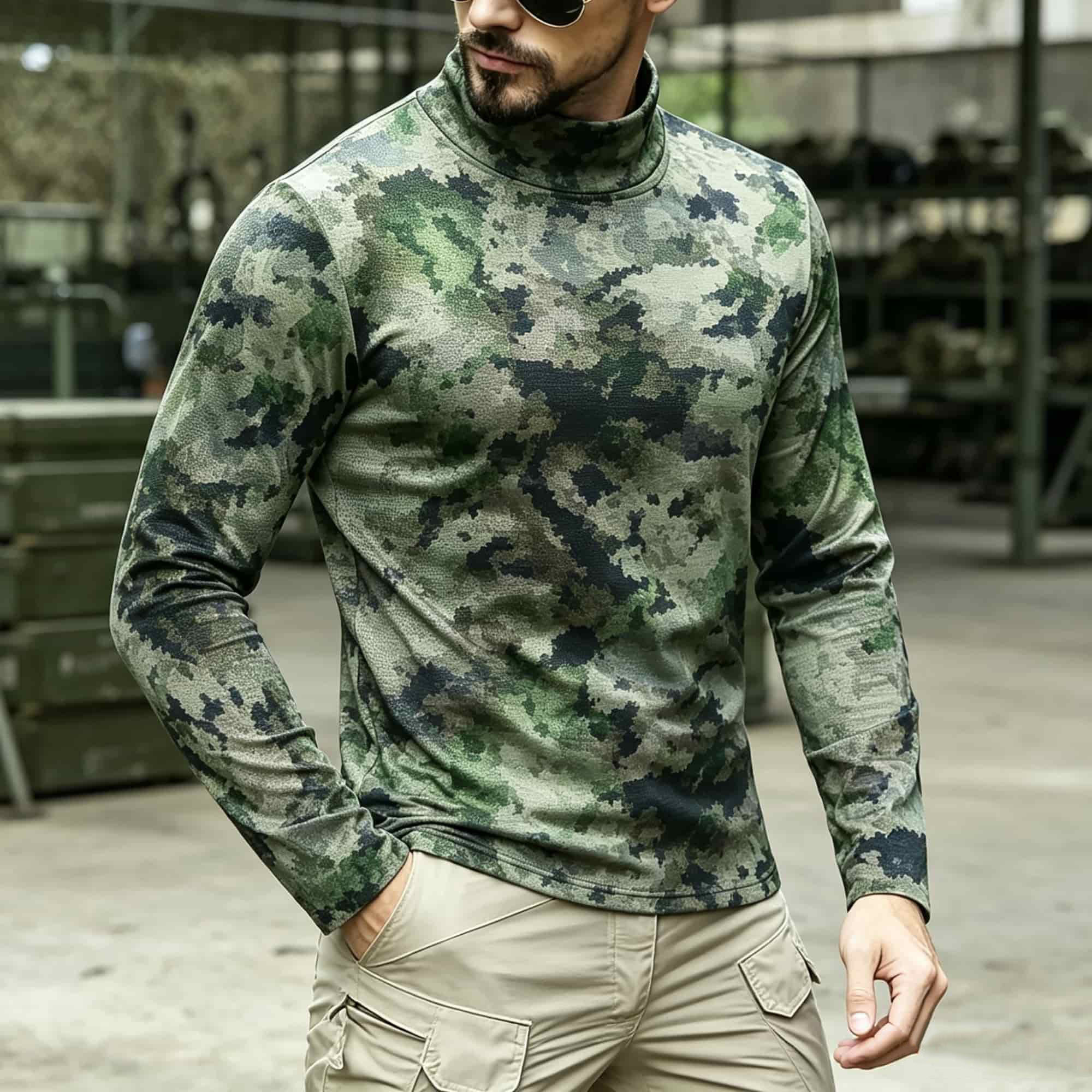 Men Tactical Camouflage Print  - огляд і ціна Hiking