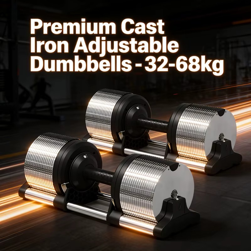 Quick Release 32kg 70lb Cast I - огляд і ціна Adjustable Dumbbell Pair 40Kg