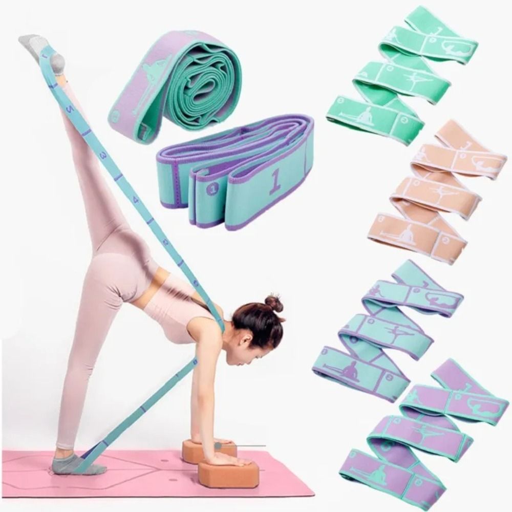 Elastic Yoga Resistance Bands  - огляд і ціна Pilates Bar Kit With Resistance Bands